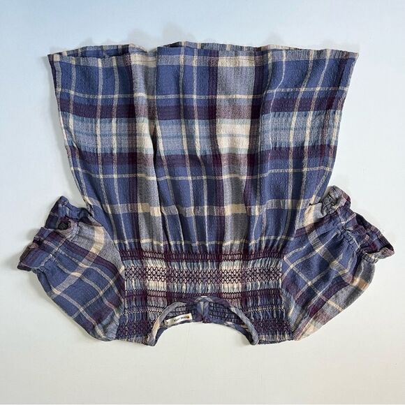 Marine Layer Elena Smocked Top Small - Picture 9 of 11